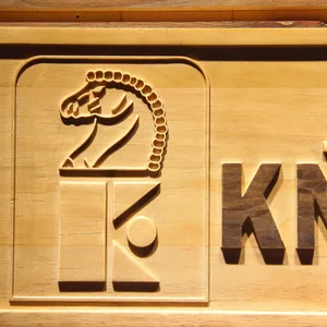 Jersey Knights Wood Sign - Legacy Edition