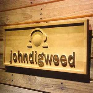 John Digweed Wood Sign