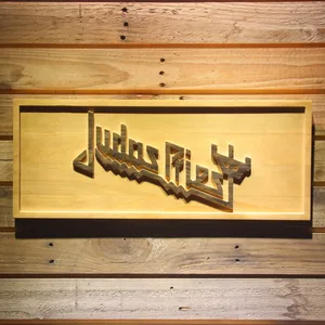 Judas Priest Wood Sign
