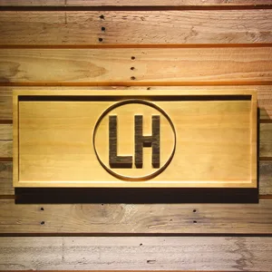 Kansas City Chiefs Lamar Hunt Memorial Wood Sign