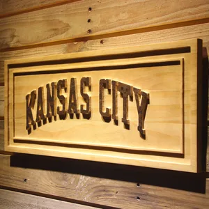 Kansas City Royals 2002-2005 Text Wood Sign - Legacy Edition