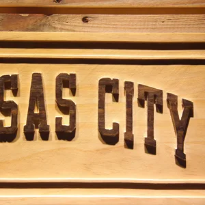 Kansas City Royals 2002-2005 Text Wood Sign - Legacy Edition