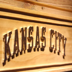 Kansas City Royals 2002-2005 Text Wood Sign - Legacy Edition