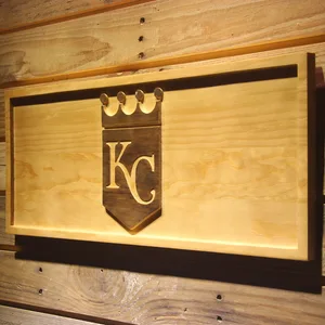 Kansas City Royals Logo Wood Sign