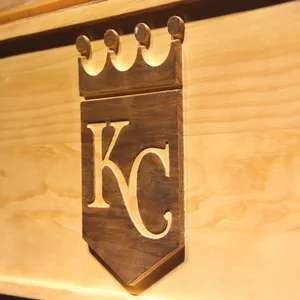 Kansas City Royals Logo Wood Sign