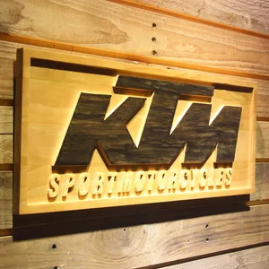 KTM Wood Sign