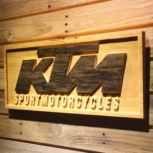 KTM Wood Sign