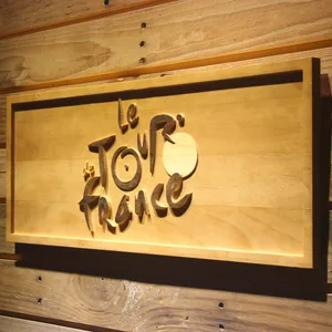 Le Tour de France Wood Sign