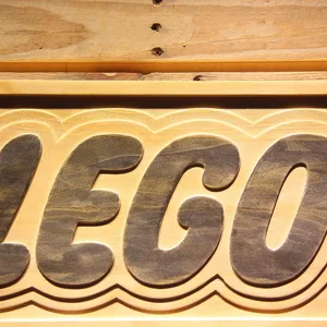 Lego Wood Sign