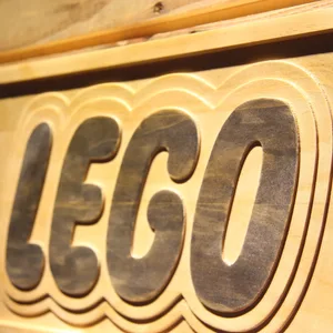 Lego Wood Sign