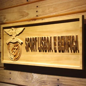 Lisbon S.L. Benfica Wood Sign