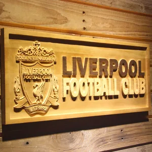 Liverpool Football Club Wood Sign