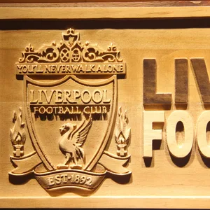 Liverpool Football Club Wood Sign