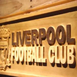 Liverpool Football Club Wood Sign