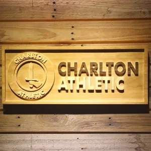 London Charlton Athletic FC Wood Sign