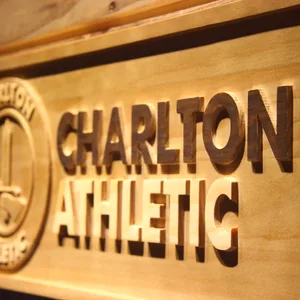 London Charlton Athletic FC Wood Sign