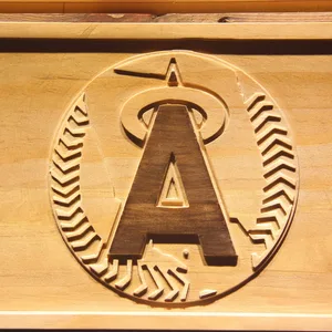 Los Angeles Angels of Anaheim 1986-1992 Logo Wood Sign - Legacy Edition