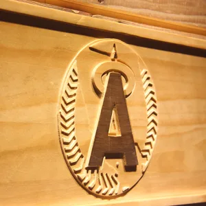 Los Angeles Angels of Anaheim 1986-1992 Logo Wood Sign - Legacy Edition