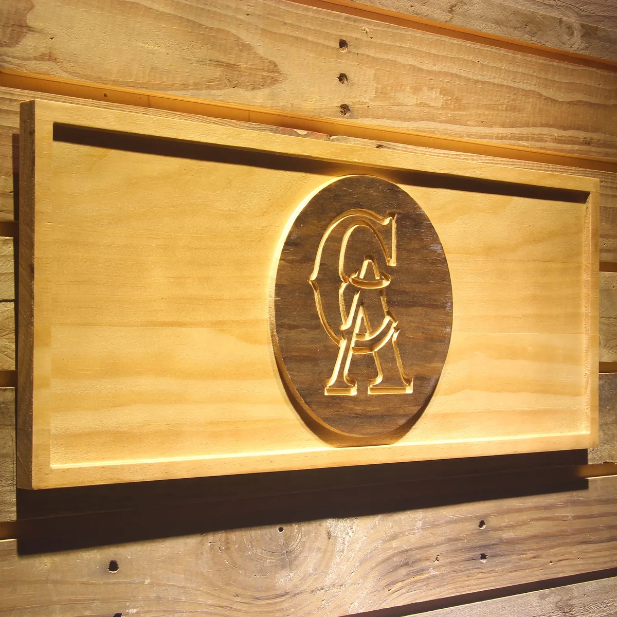 Los Angeles Angels of Anaheim 1993-1994 Logo Wood Sign - Legacy Edition