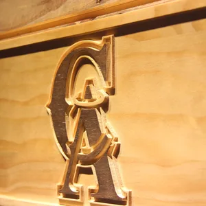 Los Angeles Angels of Anaheim 1995-1996 Logo Wood Sign - Legacy Edition