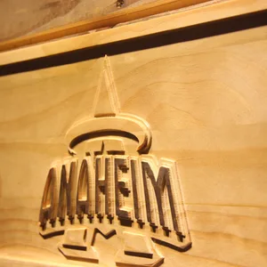 Los Angeles Angels of Anaheim 1997-2001 Anaheim Halo Logo Wood Sign - Legacy Edition
