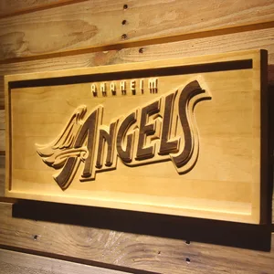 Los Angeles Angels of Anaheim 1997-2001 Logo Wood Sign - Legacy Edition