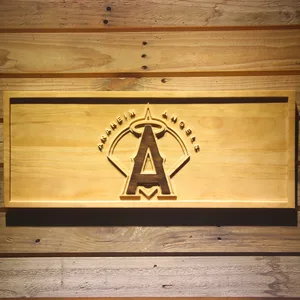 Los Angeles Angels of Anaheim 2002-2004 Logo Wood Sign - Legacy Edition