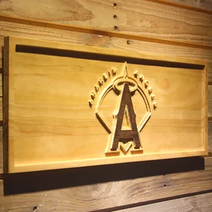 Los Angeles Angels of Anaheim 2002-2004 Logo Wood Sign - Legacy Edition