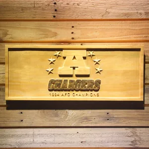 Los Angeles Chargers 1994 AFC Champions Wood Sign - Legacy Edition