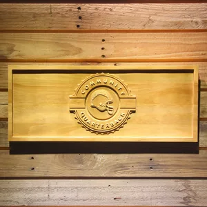 Los Angeles Chargers Community Quarterback Wood Sign - Legacy Edition