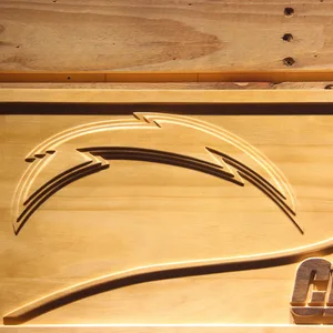 Los Angeles Chargers Split Wood Sign