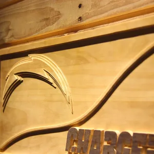 Los Angeles Chargers Split Wood Sign
