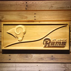 Los Angeles Rams Split Wood Sign - Legacy Edition