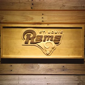Los Angeles Rams Wood Sign - Legacy Edition