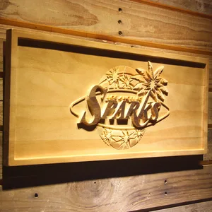 Los Angeles Sparks Wood Sign