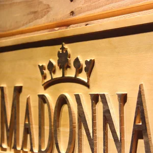 Madonna Wood Sign