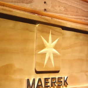 Maersk Wood Sign