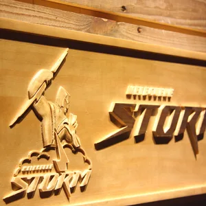 Melbourne Storm Wood Sign