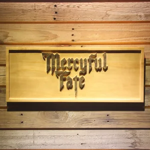 Mercyful Fate Wood Sign