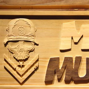 Metal Mulisha Emblem Wood Sign