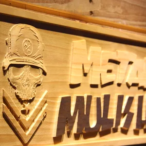 Metal Mulisha Emblem Wood Sign