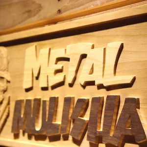 Metal Mulisha Emblem Wood Sign
