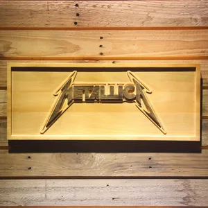 Metallica Wood Sign