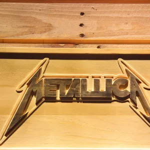 Metallica Wood Sign