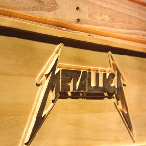 Metallica Wood Sign