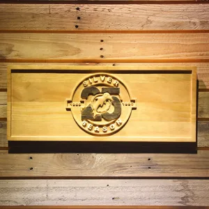 Miami Dolphins 25th Anniversary Logo Wood Sign - Legacy Edition