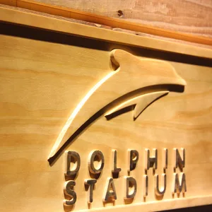 Miami Dolphins Dolphin Stadium Wood Sign - Legacy Edition