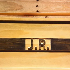 Miami Dolphins Joe Robbie Memorial Wood Sign - Legacy Edition