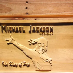 Michael Jackson 1958-2009 Wood Sign