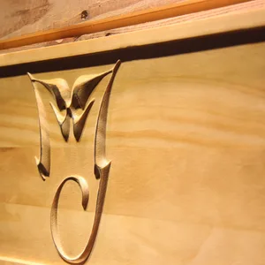Michael Jackson Monogram Wood Sign